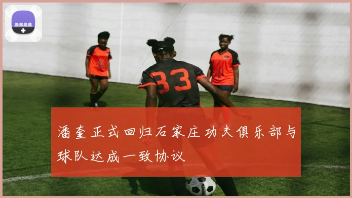 潘奎正式回归石家庄功夫俱乐部与球队达成一致协议
